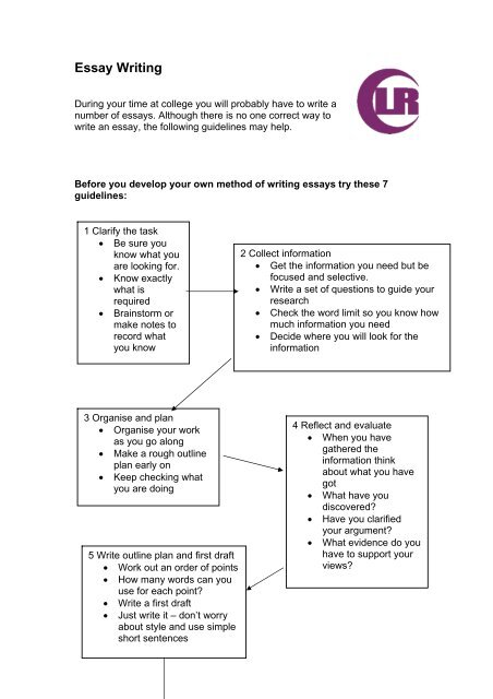 How to Write an Essay - Creating an Outline